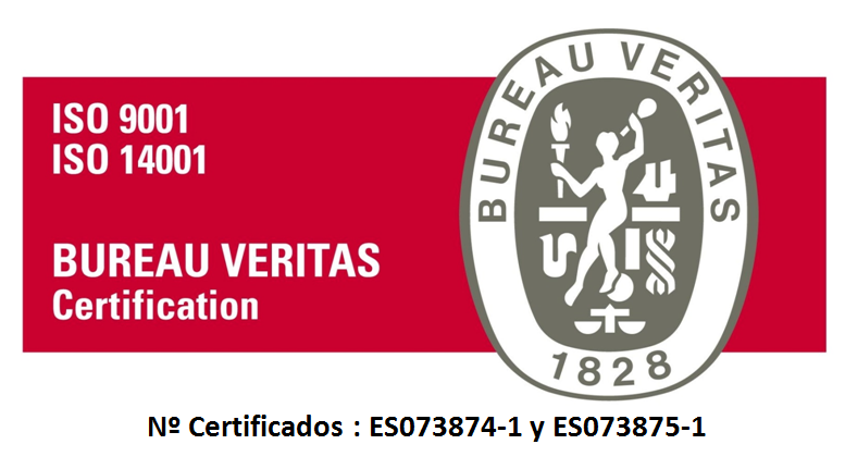Certificación Etxekit Bureu Veritas 9001 y 14001