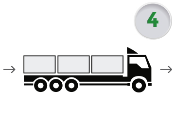 Transporte de soluciones modulares al lugar de instalación